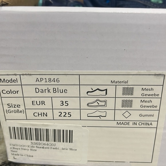 BNIB SOSO Running Shoes Blue - Picture 4 of 4